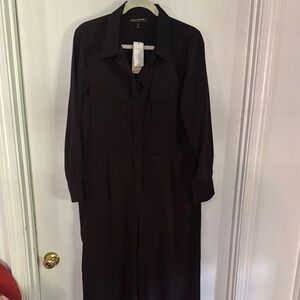 Banana Republic Black Long Sleeve Jump Suit